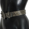 Dolce & Gabbana Crystal Buckle Sequined Waist Belt