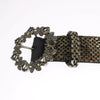 Dolce & Gabbana Crystal Buckle Sequined Waist Belt