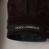 Dolce & Gabbana Bordeaux Nylon Collared Men Coat Jacket