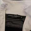 Dolce & Gabbana Black Polyester Hooded Full Zip Jacket