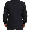 Dolce & Gabbana Black Wool Full Zip Long Sleeves Jacket