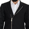 Dolce & Gabbana Black Wool Full Zip Long Sleeves Jacket