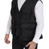 Dolce & Gabbana Black Nylon Full Zip Sleeveless Jacket