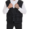 Dolce & Gabbana Black Nylon Full Zip Sleeveless Jacket