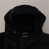 Dolce & Gabbana Black Nylon Hooded Parka Coat Winter Jacket