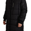 Dolce & Gabbana Black Nylon Hooded Parka Coat Winter Jacket