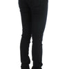 Costume National – Schwarze Slim-Fit-Jeans aus Baumwolle