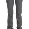 Costume National Gray Cotton Regular Fit Denim Jeans