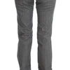 Costume National Gray Cotton Regular Fit Denim Jeans
