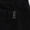 Costume National Black Cotton Slim Fit Cropped Jeans