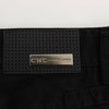 Costume National Black Cotton Slim Fit Bootcut Jeans