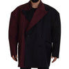 Dolce & Gabbana Bordeaux Polyester Double Breasted Jacket