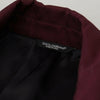 Dolce & Gabbana Bordeaux Polyester Double Breasted Jacket