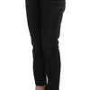Costume National Black Cotton Slouchy Slims Fit Jeans