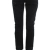 Costume National Black Cotton Slouchy Slims Fit Jeans