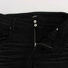 Costume National Black Cotton Slouchy Slims Fit Jeans