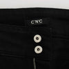 Costume National Black Cotton Slouchy Slims Fit Jeans
