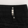 Costume National Black Cotton Slouchy Slims Fit Jeans