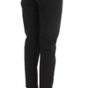 Costume National Black Cotton Capri Cropped Denim Jeans
