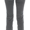 Costume National Gray Cotton Super Slim Corduroys Jeans
