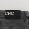 Costume National Gray Cotton Super Slim Corduroys Jeans