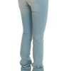 Costume National Blue Cotton Blend Super Slim Fit Jeans