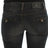 Ermanno Scervino Slim-Fit-Jeans aus blau gewaschener Baumwolle