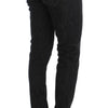 Ermanno Scervino Blue Cotton Slim Fit Denim Jeans