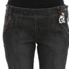 Ermanno Scervino Gray Cotton Slim Fit Denim Jeans