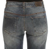 Ermanno Scervino Blue Wash Cotton Blend Slim Fit Jeans