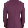Dolce & Gabbana Purple Cashmere Slim Fit Blazer Jacket