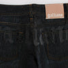John Galliano Blue Wash Cotton Blend Slim Fit Bootcut Jeans