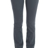 John Galliano Blue Cotton Blend Slim Fit Bootcut Jeans