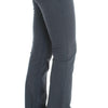 John Galliano Blue Cotton Blend Slim Fit Bootcut Jeans