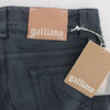 John Galliano Blue Cotton Blend Slim Fit Bootcut Jeans