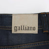 John Galliano Blue Wash Cotton Blend Boyfriend Fit Jeans