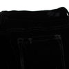 Ermanno Scervino Black Viscose Blend Velvet Slim Fit Pants