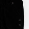Ermanno Scervino Black Velvet Cotton Straight Legs Pants