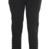 Ermanno Scervino Black Cotton Blend Capri Cropped Pants