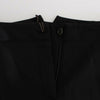Ermanno Scervino Black Cotton Blend Capri Cropped Pants