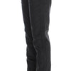 Ermanno Scervino Black Cotton Blend Regular Fit Pants