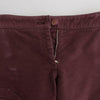 Ermanno Scervino Pantalon cargo court capri bordeaux chic