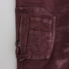 Ermanno Scervino Pantalon cargo court capri bordeaux chic