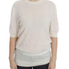 Dolce & Gabbana White 100% Cashmere Sweater