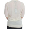 Dolce & Gabbana White 100% Cashmere Sweater