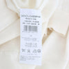 Dolce & Gabbana White 100% Cashmere Sweater