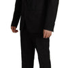 Dolce & Gabbana Black Polyester Formal 2 Piece MARTINI Suit