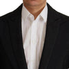 Dolce & Gabbana Black Polyester Formal 2 Piece MARTINI Suit
