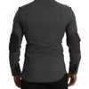 Costume National Dark Gray Cotton Casual Mens Shirt