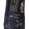 Mocassins plats bleus élégants Dolce &amp; Gabbana - Chic d'été